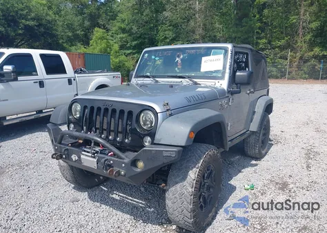 2015 Jeep Wrangler Willys Wheeler из США, поврежденный, VIN 1C4AJWAG4FL589769